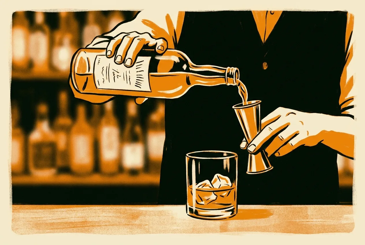Editorial illustration for How to Calculate Pour Cost (And Why 20% Is the Wrong Target)